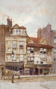 Utsikt över nr 87-89 Drury Lane, Westminster, London, c1880 av John Crowther