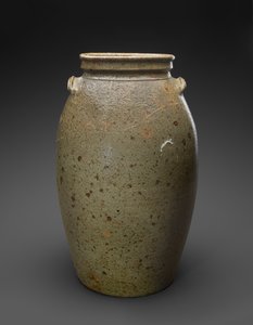 Churn, c. 1850-1883 (alkaliskt glaserat stengods)