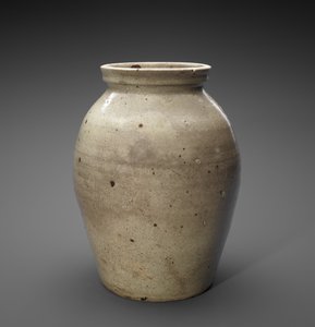 Jar, c. 1850-1883 (alkaliskt glaserad keramik)
