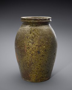 Jar, c. 1850-1883 (alkaliskt glaserad keramik)