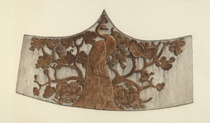 Peacock Stern Carving av John Davis