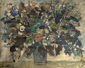 Blomsterstudie, höst, 1952