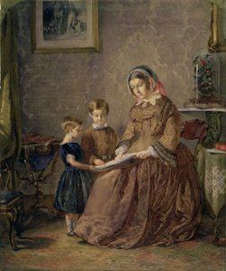 Läslektionen, 1855