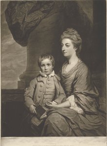 Elizabeth, grevinnan av Pembroke, och Rt. Honble. George, Lord Herbert av John Dixon