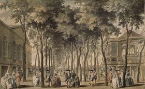 A View of the Grand Walk, Marylebone Gardens, 1778-86