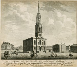 Nordvästlig vy av St Giles