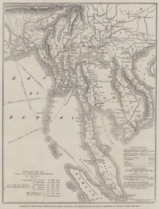 Utvidgning av den elektriska telegrafen till Kanton, Hong-Kong etc. från Rangoon hamn, projekterad av kapten R Sprye och söner. av John Dower
