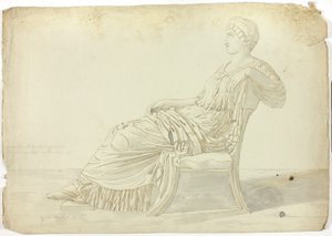 Forntida staty av Agrippina av John Downman