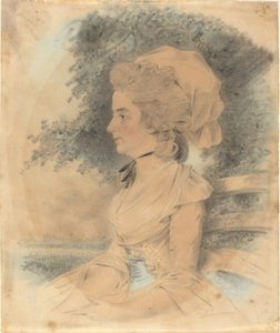 Mrs George Mills av John Downman