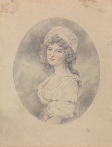 Porträtt av Lady Marjorie Jenkins av John Downman