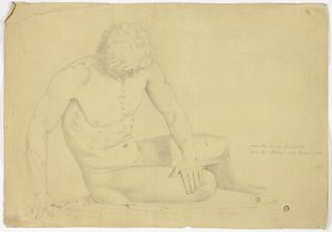 Staty av den döende Gallien av John Downman