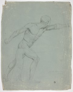 Borghese-gladiatorn från statyn i Rom
