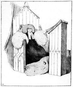 En tidig karikatyr av prinsessan Victoria, 1831, 1901