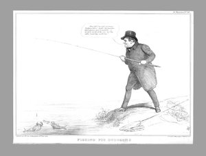 Fiske efter Gudgeons, 1835.