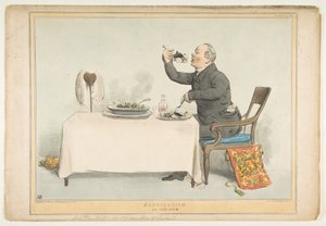 HKannibalism eller en irländsk gryta, 5 augusti 1833. av John Doyle