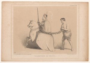 Spotprent träffade premiären Robert Peel och Daniel O