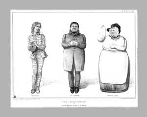 Missionären. Eller en scen ur den gamla pjäsen om Hycklaren, 1835.