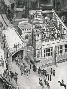 Kröning av kung George V och drottning Mary, London, 1911. av John Duncan