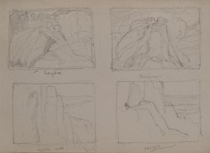 Eurydice, Rendezvous, Closed Door, Bön (penna) av John Duncan