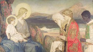 The Three Magi, 1915 (tempera på duk)