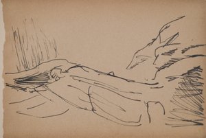 Namnlös (penna och bläck) av John Duncan