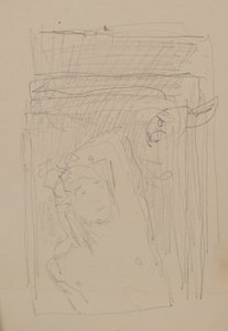 Namnlös [mansfigur] (penna) av John Duncan