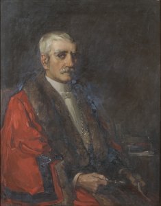Porträtt av rådmannen George Harkus J.P.
