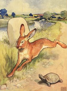 Sköldpaddan och haren från "Aesop