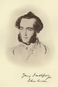 John Leech (s/v foto) av John Everett (after) Millais