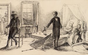 Dryck av John Everett (attr.to) Millais