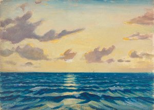 Havslandskap (målning) av John Everett