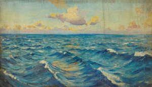 Sjölandskap, slutet av 1800-talet - mitten av 1900-talet (olja på duk)