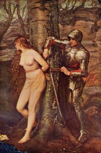 A Knight-errant - Figur av ridderlig romantik, illustration från 