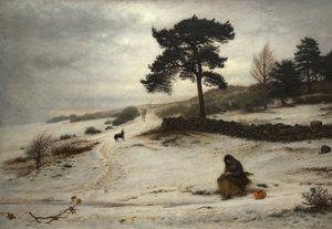 Blåsa blåsa du vintervind av John Everett Millais