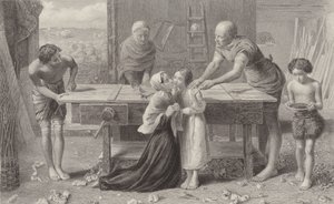 Kristus i sina föräldrars hus av John Everett Millais