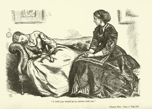 Illustration för Phineas Finn av Anthony Trollope av John Everett Millais