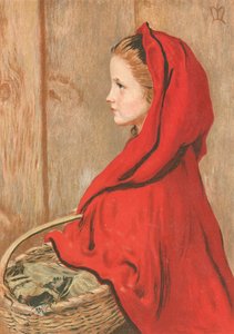 Lilla Rödluvan av John Everett Millais