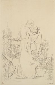 Älskare av en rosenbuske, 1848 av John Everett Millais