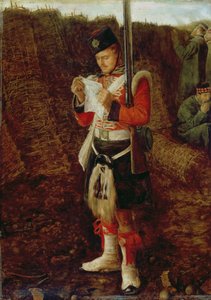 Nyheter från hemmet, 1856-57 av John Everett Millais