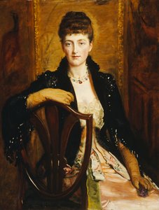Porträtt av Alice Sophia Caroline Stuart Wortley, konstnärens dotter, 1887 av John Everett Millais