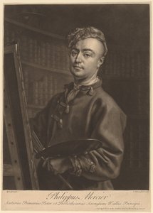 Philip Mercier av John Faber II after Philip Mercier