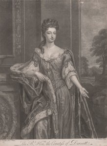 Beauties of Hampton Court: The Right Honorable Mary, grevinnan av Dorset av John Faber the younger