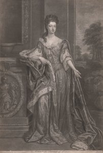 Beauties of Hampton Court: The Right Honorable Mary, grevinnan av Dorset av John Faber the younger