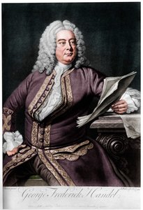 George Frideric Handel, tyskfödd brittisk barockkompositör, 1749