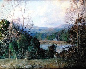 Woodstock, New York (olja på duk)