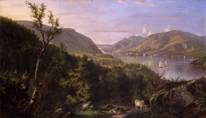 Utsikt över högländerna från West Point, 1862