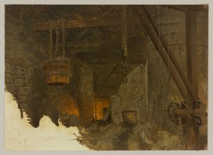 West Point Foundry, Cold Spring, New York av John Ferguson Weir