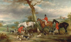 Thomas Wilkinson, M.F.H., med Hurworth Foxhounds