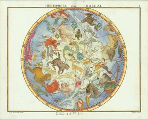 1776 - John Flamsteed - Boreal hemisfär (beskuren)