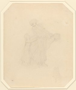 Vuxen och två barn av John Flaxman
